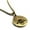 Gold, variant on Stainless Steel Taurus Zodiac (Bull) Round Medallion Pendant Necklace