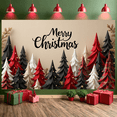 thumbnail image 3 of Decorative Design Christmas Banner Festive Decoration Merry Christmas Holiday Trees for Holiday Celebration Indoor Decoration Event Decoration, 3 of 9