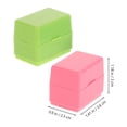 thumbnail image 2 of QIFULL 3Pcs Office Use Self Inking Roller Stamp Messy Code Privacy Security in Assorted Colors, 2 of 8