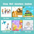 thumbnail image 5 of Lindo antifaz para dormir, cubre ojos para dormir en viajes y siesta, antifaz para dormir para mujeres y niños, antifaz para dormir, ligero y suave, alivio de presión, máscara nocturna, reno, 5 of 5