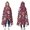 Skull and Flower Gothic Pattern, variant on Skull and Flower Gothic Pattern Double Layer Hooded Blanket, Lounge Sherpa Wrap with Hood & Reversible Design, Anti-Pill Anti-Static Gifts for Home Camping Travel Theater,50"x60"