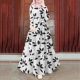 thumbnail image 2 of TJAZFJPA Longues Robes d'Été pour Femmes Robe Imprimée Robe Longue Vêtement Robe Nuisette, 2 of 7