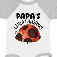 thumbnail image 4 of Inktastic Papa's Little Ladybug Boys or Girls Baby Bodysuit, 4 of 5
