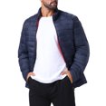 thumbnail image 4 of CHAQUETA PUFFER QUILTED CON CREMALLERA Y CUELLO ALTO PARA HOMBRE INSPIRAR CHIC COLOR SÓLIDO INVIERNO TALLA M AZUL OSCURO, 4 of 6