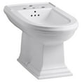 thumbnail image 2 of Kohler Memoirs K4886 Floor Mount 4 Faucet Hole Vertical Spray Bidet, 2 of 2