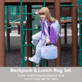 thumbnail image 2 of J World Boys And Girls Junior Backpack With Lunch Box For School, Black, 2 of 7