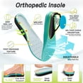 thumbnail image 5 of Women's Orthopedic Wide Walking Shoes: Comfortable Arch Support Orthotic Slip On/Off Sport Running Sneakers, Casual Athletic Shoes, 5 of 9