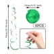 thumbnail image 5 of Bearachild 6 piezas colgante en espiral ingredientes seguros artesanía exquisita DIY decorativo buen efecto de demostración Kits de decoración para fiestas Verde 27.5 pulgadas, 5 of 6