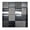 Black, variant on BEAUTYPEAK 5Pcs 12"x12" Modern Metal Wall Panels 3D Mosaic Decorative Tiles for Interior Wall Decor, Black