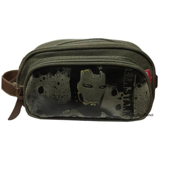 Marvel Comic Civil War Iron Man Canvas Toiletry Bag