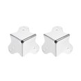 thumbnail image 1 of Protectores de esquina de metal Unique Bargains para caja de madera, protector de borde de caja 60 x 60 x 60 mm, 2 piezas, 1 of 3