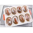thumbnail image 4 of Silicone Bread Forms Loaf Baking Mould Baguette Pan French Bread Tray Bread Rolls Mold For Sub Roll Toasting Backing (Color Dot), 4 of 9