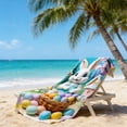 thumbnail image 2 of Kugisaki Cute Printed Beach Towel Microfiber Soft Beach Towels Lightweight Absorbent Towels Large Beach Towel for Swimming Pool Beach Vacation Ideal Gift 59x27.5 In, 2 of 6