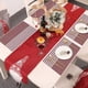 thumbnail image 3 of Mantel Individual Lavable Antideslizante 8 Piezas Color Rojo Raya JT010129-04, 3 of 7