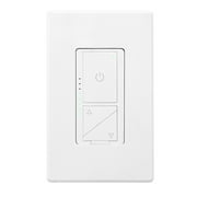 Maxxima 3-Way/Single Pole Digital Dimmer Wall Light Switch with Brightness Indicator Lights, Wall Plate Included