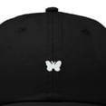 thumbnail image 2 of Dalix Lil Butterfly Embroidered Cotton Cap Outdoor Dad Hat Womens in Black, 2 of 5