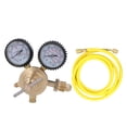 thumbnail image 1 of Inlet Nitrogen Regulator CGA580 Inlet 0-600 PSI Output 1/4 Inch Male Connection Brass Nitrogen Gas Regulator with 60 Inch Hose, 1 of 7