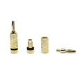 thumbnail image 3 of Monoprice High Quality Gold Plated Speaker Banana Plugs – 5 Pairs – Closed Screw Type, For Speaker Wire, Home Theater, Wall Plates And More, 3 of 3