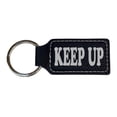 thumbnail image 3 of Keychain - Rectangle - Keep up - Leather, 3 of 4