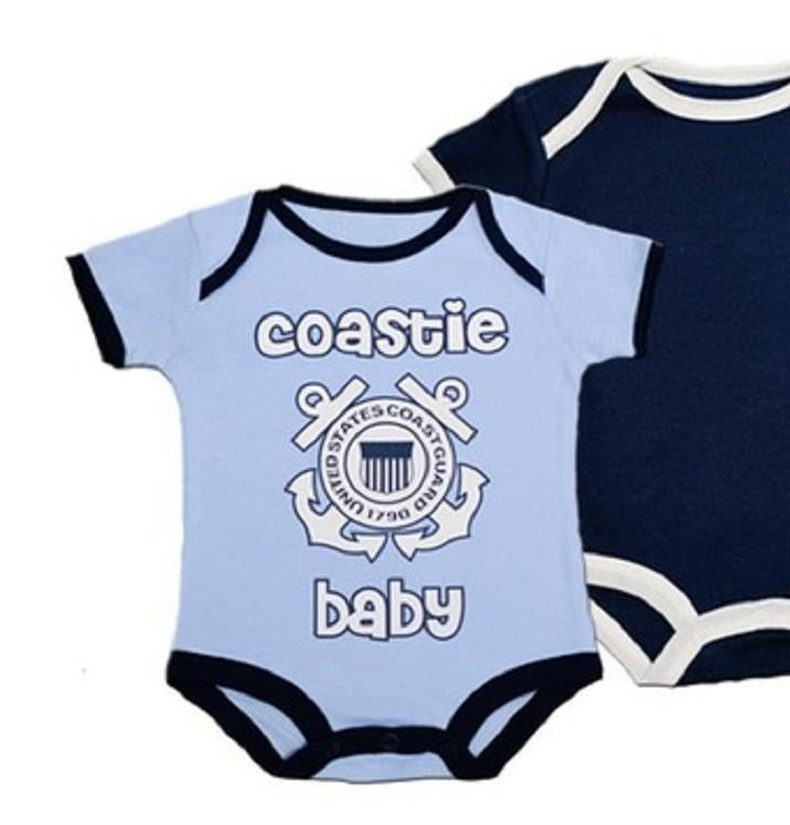 Coast Guard Infant 2 Pc Bodysuits