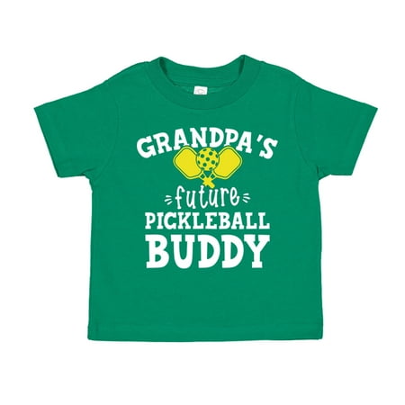 

Grandpa s Future Pickleball Buddy Toddler T-Shirt 4T Kelly Green