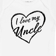thumbnail image 4 of Inktastic I Love My Uncle in Black Chalk Heart Boys or Girls Baby Bodysuit, 4 of 5