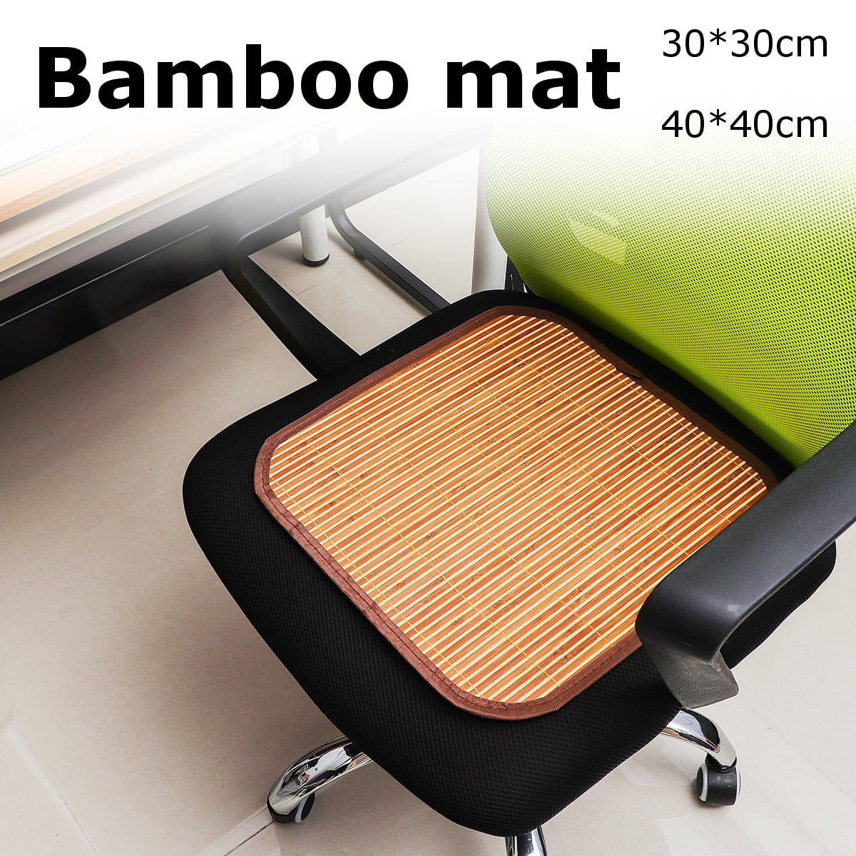 Bamboo Seat Cushion Bamboo Cool Cushions Pads for Car Seats, Home Sofas
