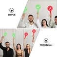 thumbnail image 4 of KAKOWELY 4Pcs Voting Paddle Teacher Judging Board Portable Voting Board Answer Paddle Reusable Game Paddle,11.61X"X5.91"X0.39", 4 of 5