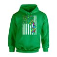 thumbnail image 1 of Awkward Styles USA Flag Autism Hoodie Autism Awareness Ribbon Sweater American Flag Colorful Sweatshirt for Men and for Women Support Autism Awareness Hooded Top Autistic Spectrum Awareness Sweater, 1 of 5