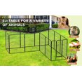 thumbnail image 2 of BestPet Dog Playpen Indoor 40 inch Height 12 Panels Dog Pen for Medium and Large Dogs, Exercise Pen Pet Dog Fence with Doors Pet Puppy Playpen for RV Camping Yard, Black, 2 of 12