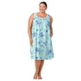 thumbnail image 4 of Aria Women's Sleeveless 100% Cotton Nightgown, Sizes XS-5X, 4 of 7