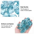 thumbnail image 3 of Fire Glass for Fire Pit, 2-3mm(1/9") High Luster Natural Glass Rocks, Turquoise, 3 of 3