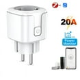 thumbnail image 2 of Tuya WiFi Smart Plug 20A EU Smart Socket with Power Monitor Timing Smart Life Support for Alexa Home Yandex, 2 of 8