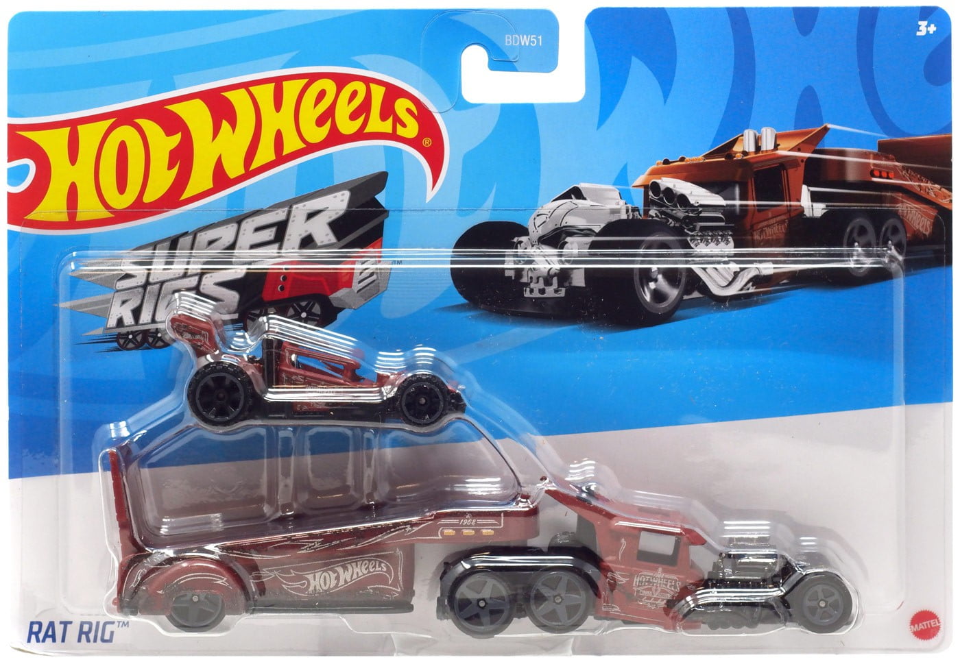 Hot Wheels Super Rigs Rat Rig Diecast Car