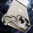 thumbnail image 2 of Designed for iPhone Case,Metal Corner Anti-Fall Borderless Slim No Back Bumper with Camera Lens Protection Shockproof Protective Cover Phone Case (iPhone 15 Plus,Grey), 2 of 7