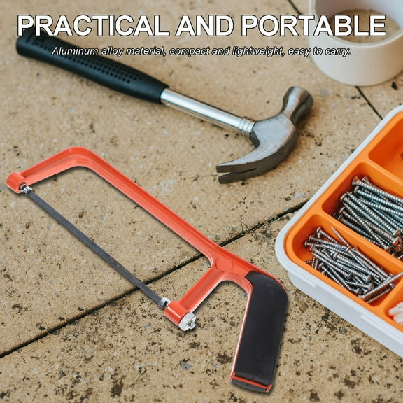 HEMOTON 1Pcs Compact Aluminum Alloy Coping Saw for DIY Enthusiasts and Cutting