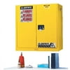 Yellow Wall Mount Cabinets, Manual-Closing Cabinet, 20 Gallon