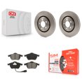 thumbnail image 1 of Transit Auto Front Disc Brake Rotors and Semi-Metallic Pads Kit for Car 1996 Volkswagen Passat 2.8L K8S-100282, 1 of 11