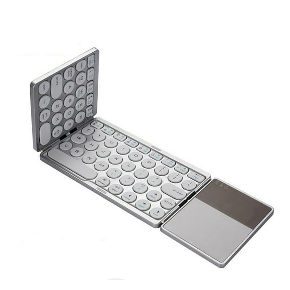 axGear Wireless Keyboard with touchpad Three-fold Portable Rechargeable Bluetooth