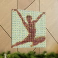 thumbnail image 6 of Gymnasts in Pointillism - Canvas, 6 of 10