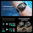 thumbnail image 4 of SKMEI Military Smart Watches for Men (Answer/Make Calls), 2.02'' Fitness Smart Watch for Android and iPhone, Waterproof Fitness Tracker, 100+ Sport Modes，Mens Watch, 4 of 10