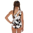 thumbnail image 2 of Whosucclay Spots Pattern Girl's One Piece Swimsuits, Quick Dry Girls One Piece Bathing Suit for Teen Girls, Adjustable Strap, 13-14 Years Old, 2 of 12