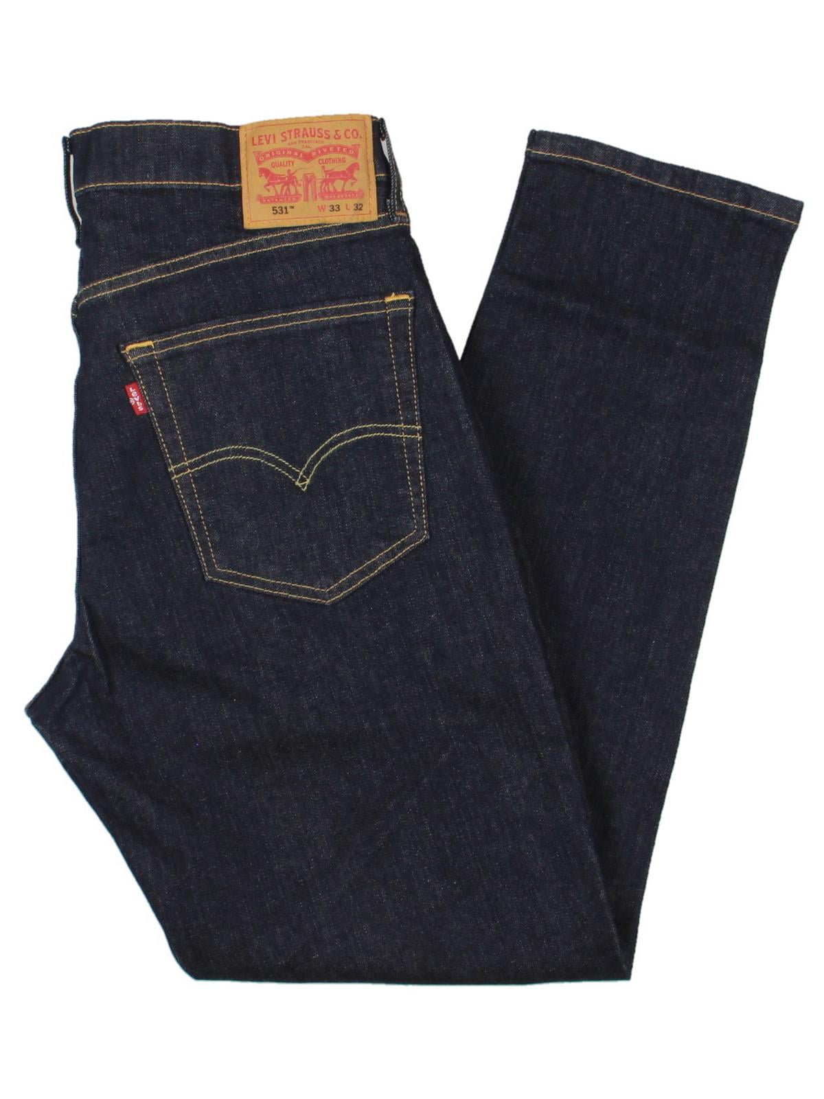Levi Strauss & Co. Mens 531 Athletic Cut Flat Front Slim Levi Strauss & Co. Mens 531 Athletic Cut Flat Front Slim