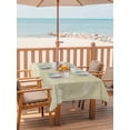thumbnail image 2 of Outdoor Tablecloth with Umbrella Hole for Patio/Picnic/Party/Camping, Brown Wildflowers Waterproof Table Cloth Rectangle Table Cover Washable, Modern Floral Butterfly Plant (54"x 80"), 2 of 8