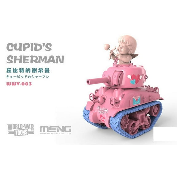 MENG WWV-003 Q VERSION World War Toons Cupid's Sherman Tanks Limited