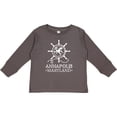 thumbnail image 3 of Inktastic Annapolis Maryland Vacation Boys or Girls Long Sleeve Toddler T-Shirt, 3 of 5