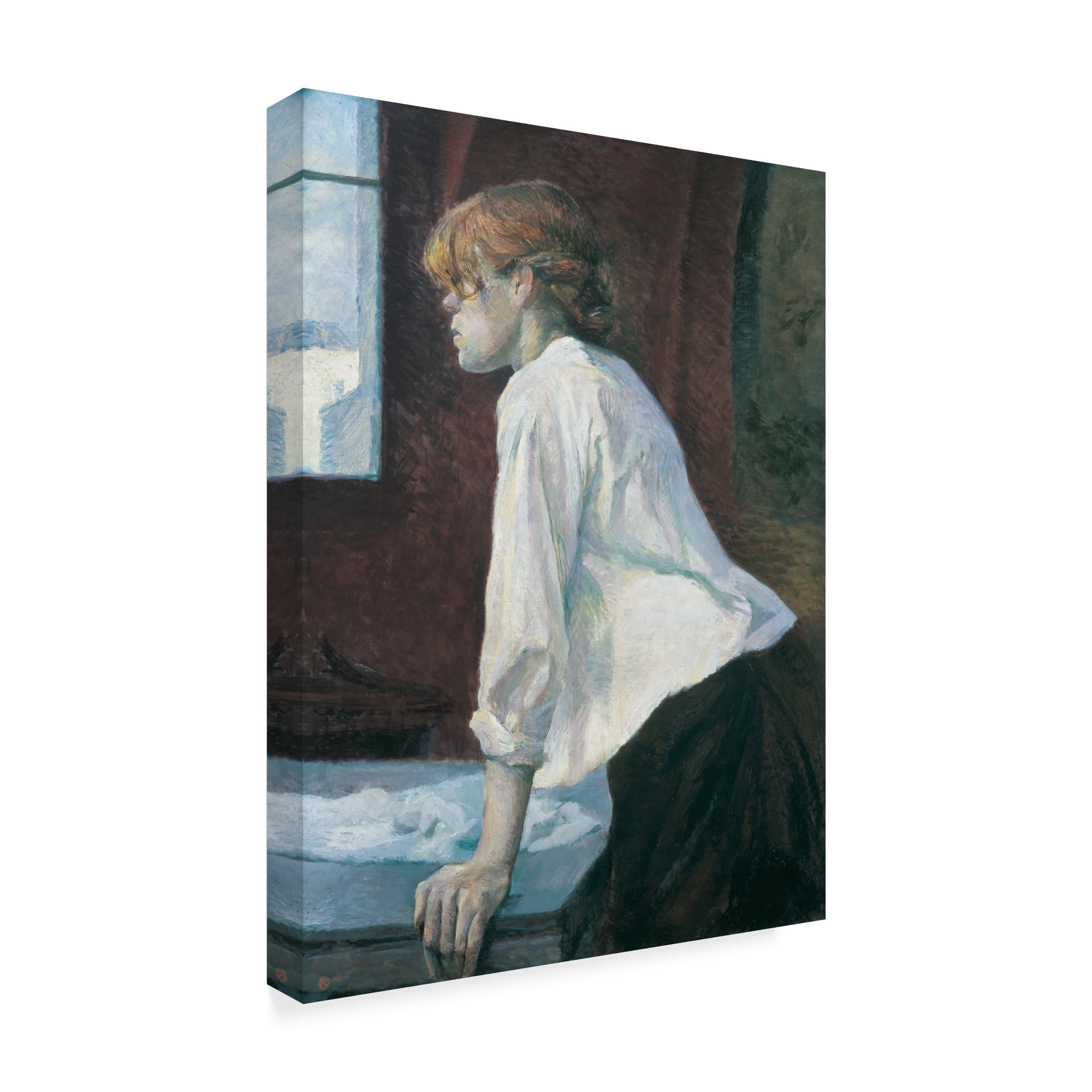 Trademark Fine Art 'La Blanchisseuse, 1886-87' Canvas Art by Henri de Toulouse-Lautrec