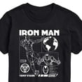 thumbnail image 3 of Marvel Iron Man - Schematic - Men's Short Sleeve Graphic T-Shirt, 3 of 5
