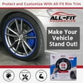 thumbnail image 3 of All-Fit Rim Trim Wheel Protection Strips for Curb Rash and Wheel Scratch Prevention – Made in The USA – Universal Fit (Yellow), 3 of 6