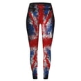 thumbnail image 6 of Pimfylm High Waisted Leggings Ladies' Independence Day Printed Sports Leggings Yoga Pants Workout Leggings Sets for Women(Purple,XXL), 6 of 6